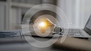 Artificial Intelligence Core with Digital Data Circuit Latch
