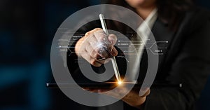 Artificial Intelligence Core with Digital Data Circuit Latch