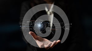 Artificial Intelligence Core with Digital Data Circuit Latch