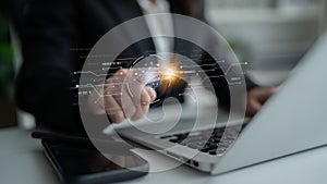 Artificial Intelligence Core with Digital Data Circuit Latch