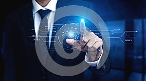 Artificial Intelligence Core with Digital Data Circuit Vouch