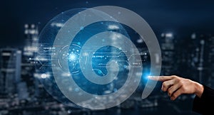 Artificial Intelligence Core with Digital Data Circuit Vouch