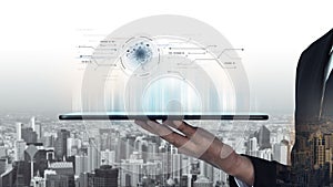 Artificial Intelligence Core with Digital Data Circuit Vouch