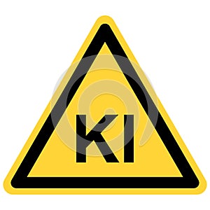 Artificial intelligence and danger sign