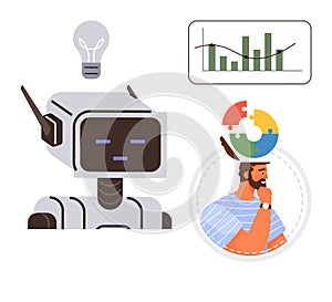 Artificial Intelligence, Data Analysis, and Brainstorming for Problem-Solving and Innovation