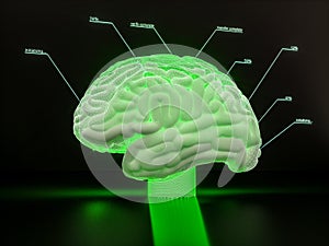 Artificial intelligence deep learning brain simulation