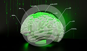 Artificial intelligence deep learning brain simulation