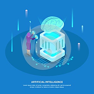 Artificial Intelligence Design Concept