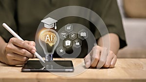 Artificial Intelligence and E-Learning on Tablet