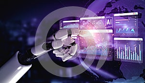 AI-powered data dashboard visualization for business performance Parse