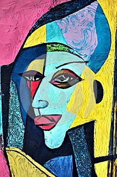 image of the artist picasso concept of arts mixed with Loish style and Karla gerald