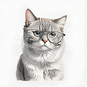 image of a couple different species of animals wearing spectacles.