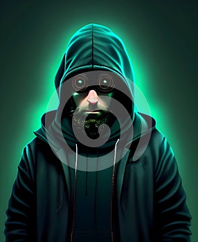 image of the cyber computer server crime hacker