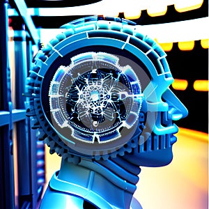 artificial intelligence - head shape - AI