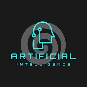 Artificial intelligence and human face logo design