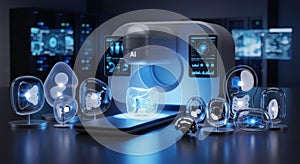 Artificial intelligence with human organs analysis on smartphone