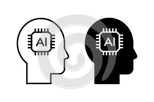 Artificial intelligence icon