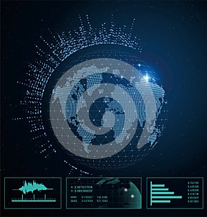 Artificial intelligence image,ai chip brain,computer vector photo