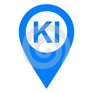 Artificial intelligence and location pin