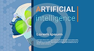 Artificial Intelligence Modern Robot Brain Technology
