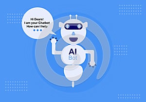Artificial intelligence personal assistant illustration