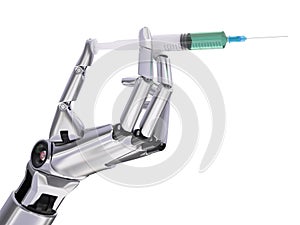 Artificial Intelligence in Pharmacologic Calculations 3d Illustration