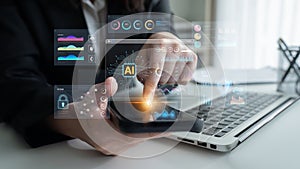 AI-driven business intelligence dashboard for advanced data analytics. Fermion