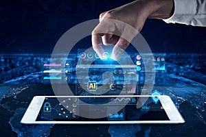 AI-driven business intelligence dashboard for advanced data analytics. Fermion