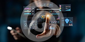 AI-driven business intelligence dashboard for advanced data analytics. Fermion