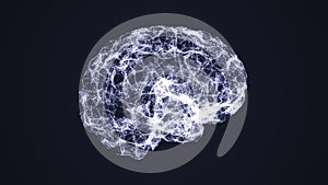Artificial intelligence plexus brain technology concept