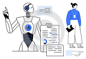 Artificial Intelligence Presenting Data Insights to Professional Audience