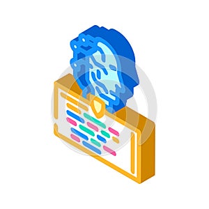 Artificial intelligence processing biometric face recognition data