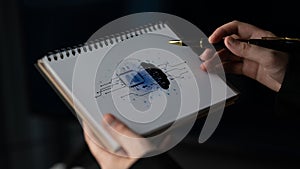 Artificial intelligence processing data through a cloud computing neural network. Fermion