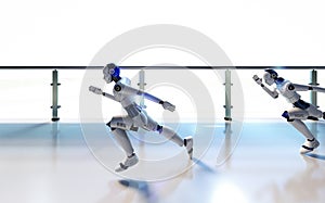 Artificial intelligence robot or cyborg competition