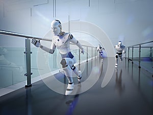 Artificial intelligence robot or cyborg competition