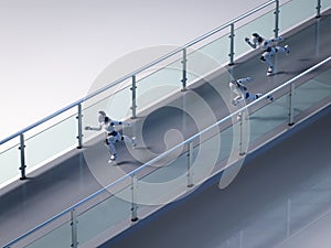 Artificial intelligence robot or cyborg competition