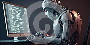 Artificial intelligence robot using computer software for gpt binary coding