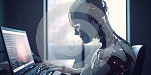 Artificial intelligence robot using computer software for gpt binary coding