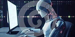 Artificial intelligence robot using computer software for gpt binary coding