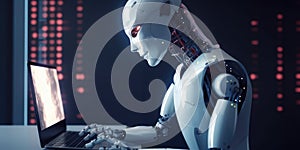 Artificial intelligence robot using computer software for gpt binary coding