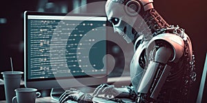 Artificial intelligence robot using computer software for gpt binary coding