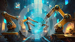 artificial intelligence robots work in industry