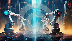 artificial intelligence robots work in industry