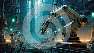 artificial intelligence robots work in industry