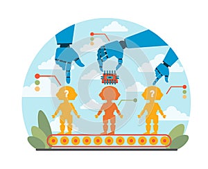 Artificial intelligence. Self-learning computing system. Deep machine