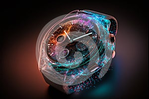 Artificial intelligence smart watch. generative ai