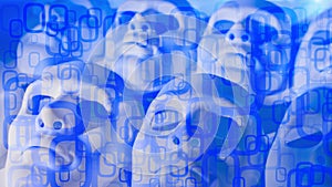 Artificial intelligence solving problems, computer loading data