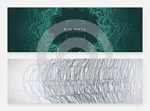 Artificial intelligence tech background. Digital