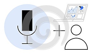 Voice Recognition Technology with Data Analytics and User Interaction Concept