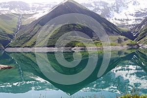 Artificial Lac de Grand-Maison, Rhone-Alpes in France